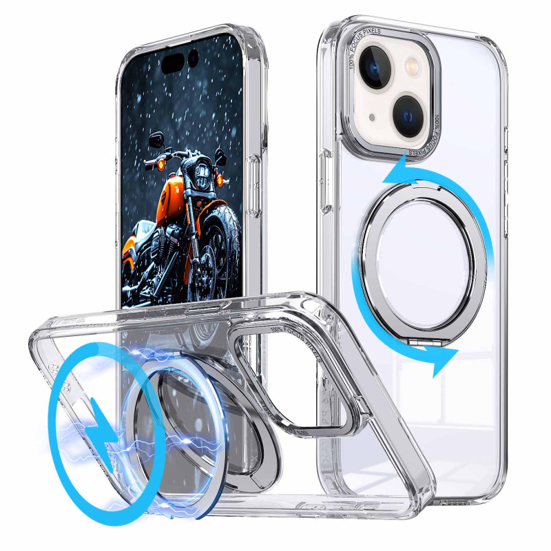 Чехол TPU+PC Empire with MagSafe and Ring для Apple iPhone 15 (6.1")