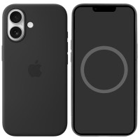 Чехол Silicone case (AAA) with Magsafe and Animation для Apple iPhone 17 (6.3")