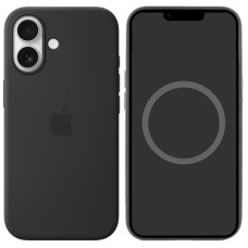 Чехол Silicone case (AAA) with Magsafe and Animation для Apple iPhone 17 (6.3")