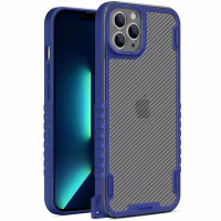 Чехол TPU+PC TRAVEL Carbon для Apple iPhone 12 Pro (6.1")