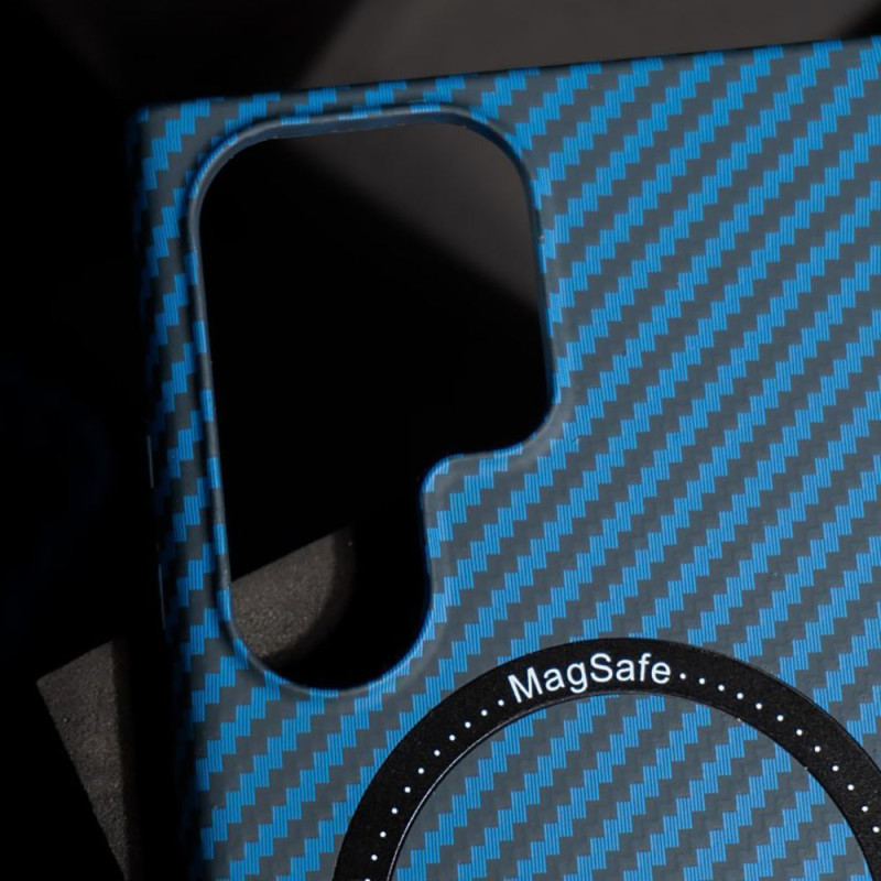 Чохол WAVE Carbon Case with Magnetic Ring Samsung Galaxy S23 Plus green
