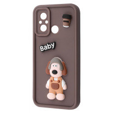 Чохол Pretty Things Case Xiaomi Redmi 12C brown/baby