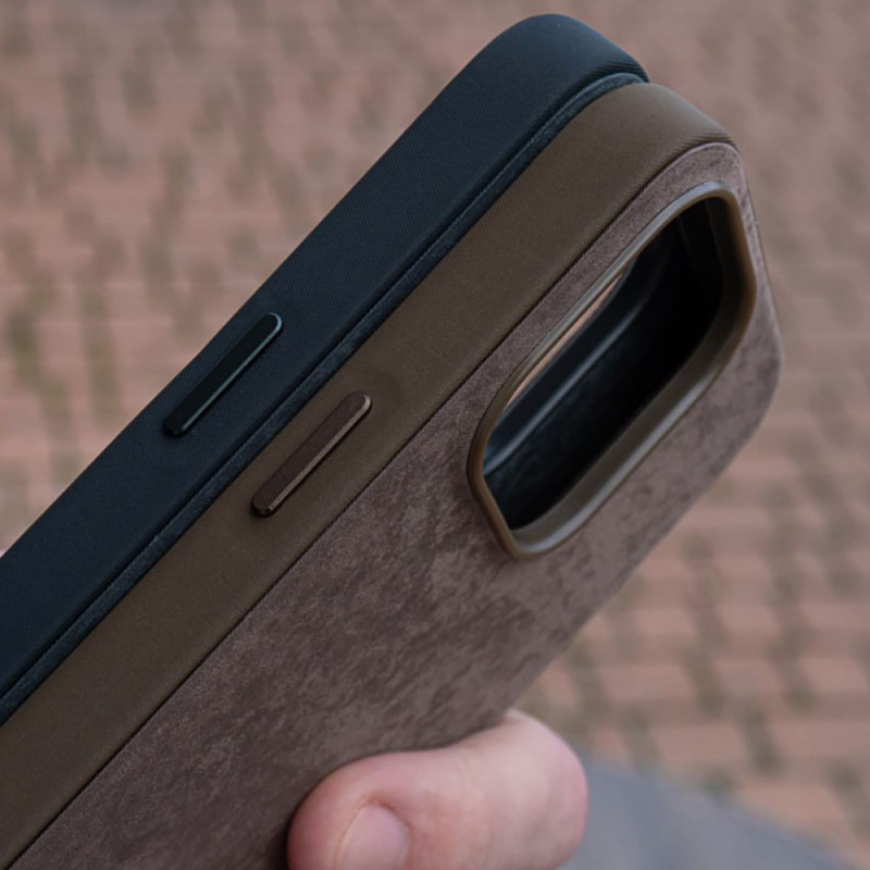 Чохол WAVE Premium Woven Case with Magnetic Ring iPhone 15 Pro Max taupe