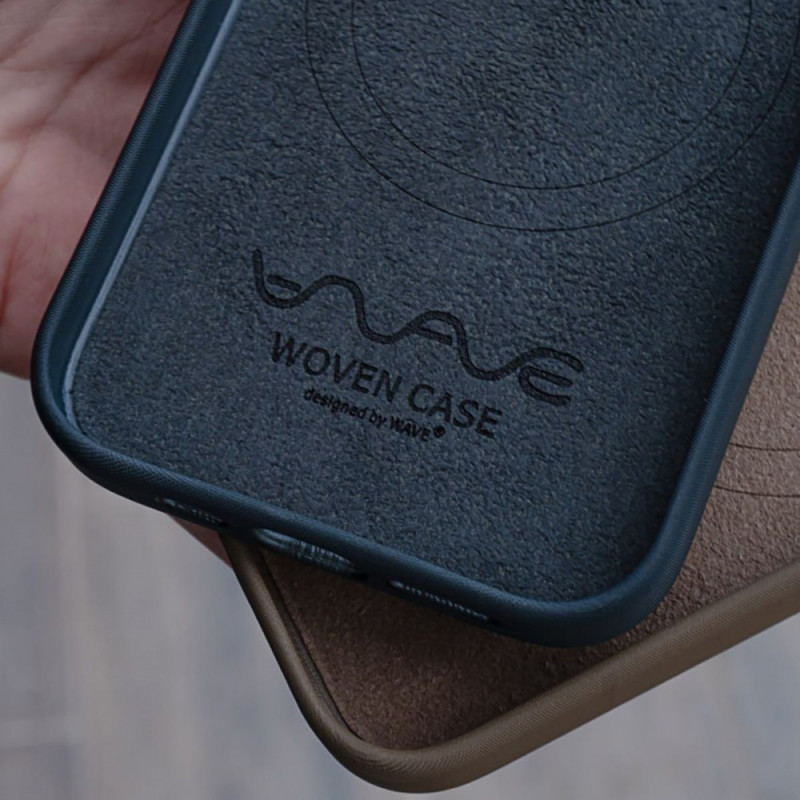Чохол WAVE Premium Woven Case with Magnetic Ring iPhone 15 Pro Max taupe