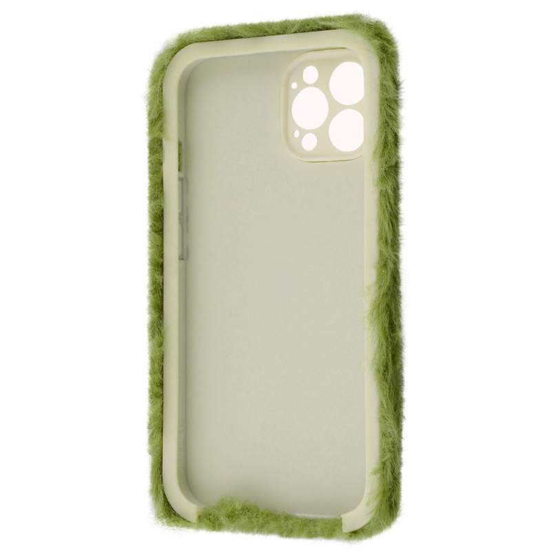 Чохол Fluffy Love Case iPhone 13 Pro Max green