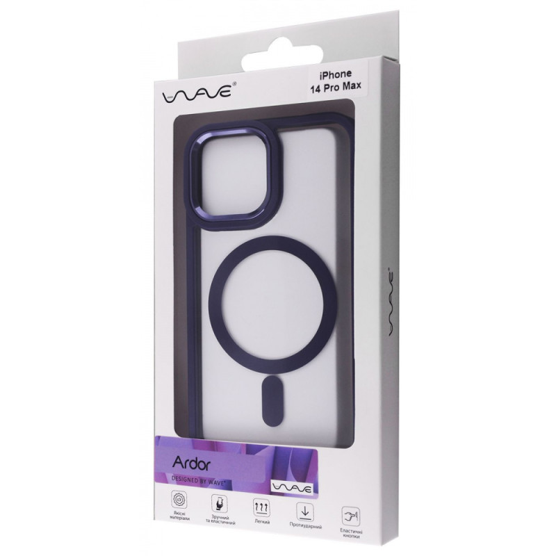 Чохол WAVE Ardor Case with Magnetic Ring iPhone 14 Pro Max bordo