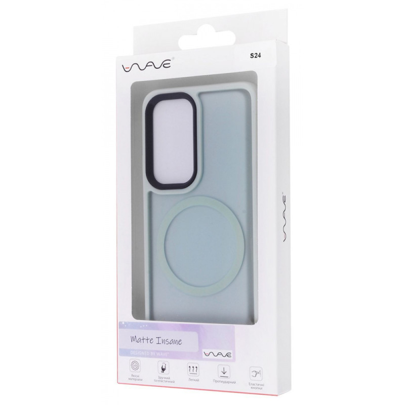 Чохол WAVE Matte Insane Case with Magnetic Ring Samsung Galaxy S24 midnight blue
