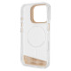 Чохол Kajsa Aluminium Shield with Magnetic Ring iPhone 16 Pro Max light gold