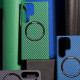 Чохол WAVE Carbon Case with Magnetic Ring Samsung Galaxy S23 Plus green