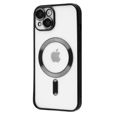 Чохол Metal Matte Case with Magnetic Ring iPhone 13 black