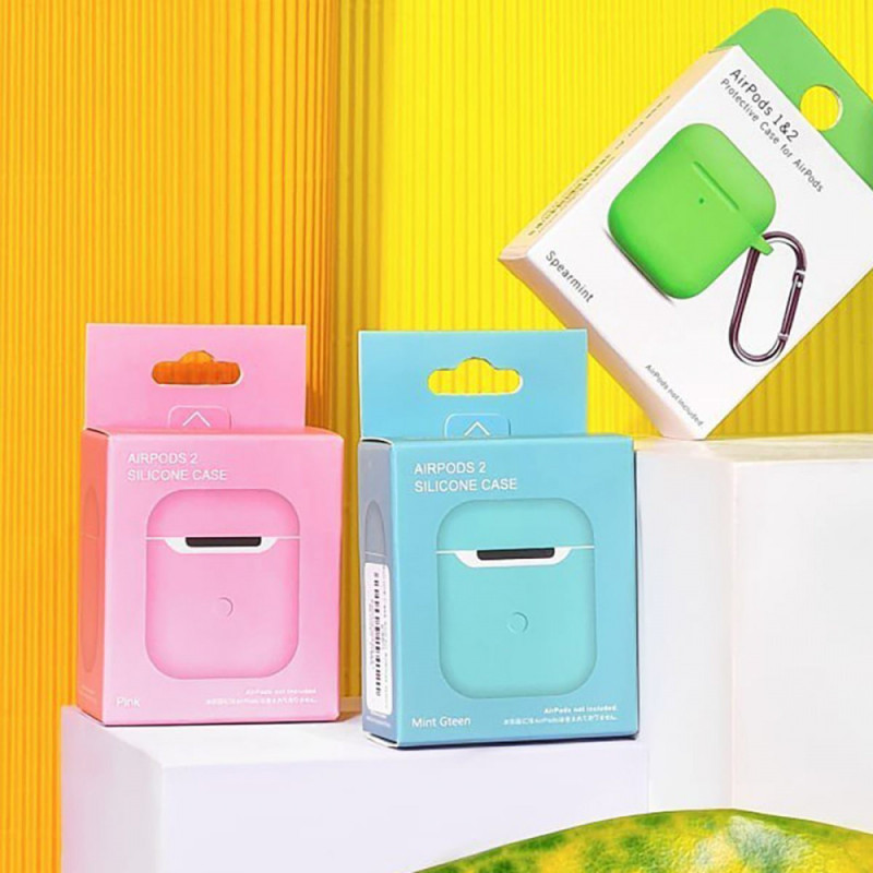 Чохол Silicone Case Slim for AirPods 2 purple
