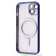 Чохол Metal Matte Case with Magnetic Ring iPhone 14 deep purple