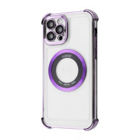 Чохол Glossy Case with Magnetic Ring iPhone 12 Pro purple