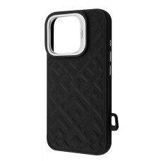 Чохол Kajsa Rhombus Collection with Magnetic Ring iPhone 16 Pro Max black