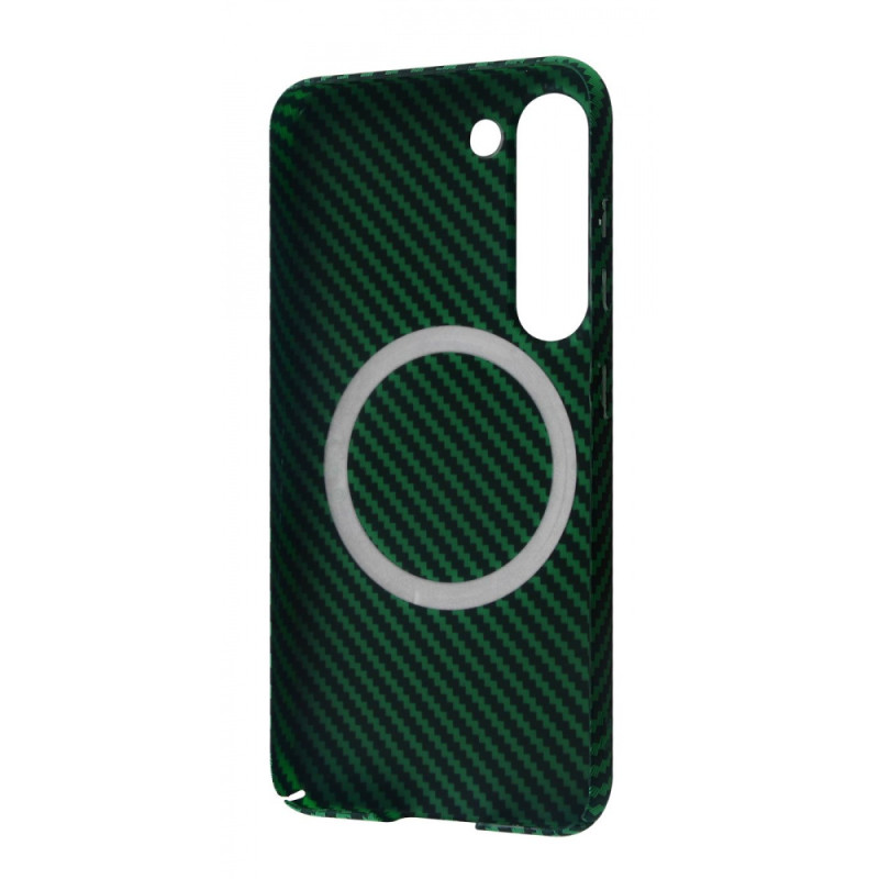 Чохол WAVE Carbon Case with Magnetic Ring Samsung Galaxy S23 Plus blue