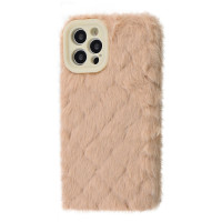 Чохол Fluffy Love Case iPhone 12 Pro Max pink sand