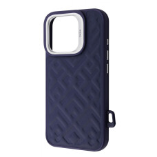 Чохол Kajsa Rhombus Collection with Magnetic Ring iPhone 16 Pro Max blue