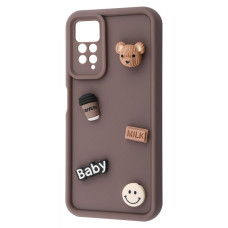 Чохол Pretty Things Case Xiaomi Redmi Note 11 Pro/Redmi Note 12 Pro 4G brown/bear