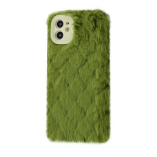 Чохол Fluffy Love Case iPhone 15 green