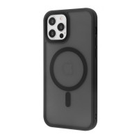 Чохол WAVE Matte Insane Case with Magnetic Ring iPhone 12/12 Pro black