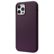 Чохол WAVE Premium Leather Edition Case with Magnetic Ring iPhone 12/12 Pro deep violet