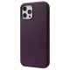 Чохол WAVE Premium Leather Edition Case with Magnetic Ring iPhone 12/12 Pro deep violet
