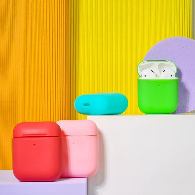 Чохол Silicone Case Slim for AirPods 2 lemonade