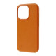 Чохол WAVE Premium Leather Edition Case with Magnetic Ring iPhone 15 Pro orange