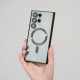 Чохол WAVE Metal Color Case with Magnetic Ring Samsung Galaxy S24 FE silver