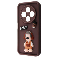 Чохол Pretty Things Case Xiaomi Redmi 14C 4G/Poco C75 brown/baby
