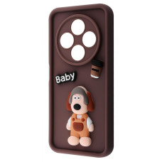 Чохол Pretty Things Case Xiaomi Redmi 14C 4G/Poco C75 brown/baby