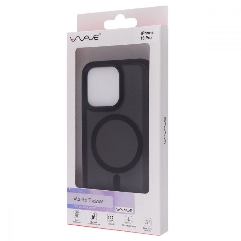 Чохол WAVE Matte Insane Case with Magnetic Ring iPhone 13 Pro mint