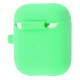 Чохол Silicone Case Slim with Carbine for AirPods 2 red