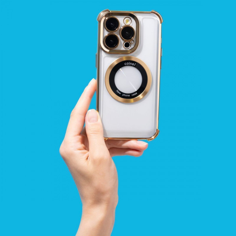 Чохол Glossy Case with Magnetic Ring iPhone 12 Pro sierra blue