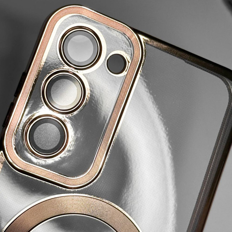 Чохол WAVE Metal Color Case with Magnetic Ring Samsung Galaxy S23 gold