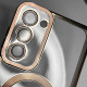 Чохол WAVE Metal Color Case with Magnetic Ring Samsung Galaxy S23 gold