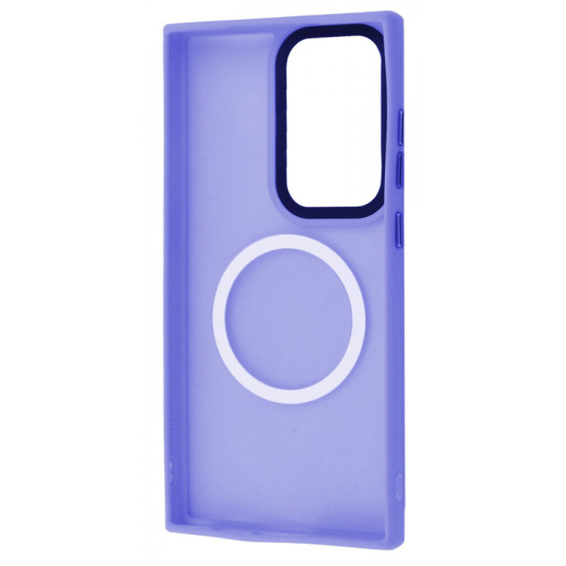 Чохол WAVE Matte Insane Case with Magnetic Ring Samsung Galaxy S22 Ultra light purple