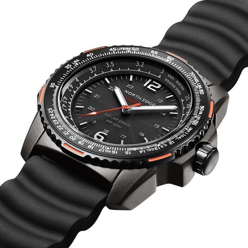 Механічний Годинник NORTH EDGE PHOTON black