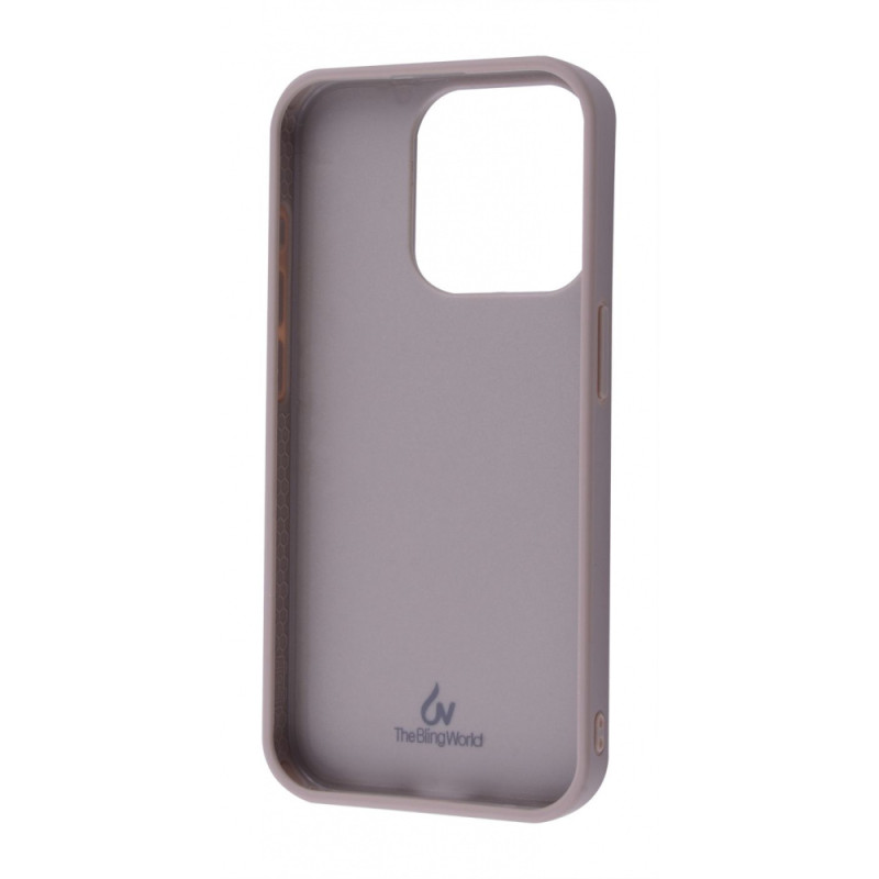 Чохол Bling World Rock Diamond (TPU) iPhone 16 blue titanium