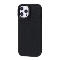Чохол Kajsa Snake Pattern iPhone 15 Pro black