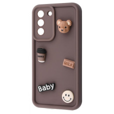 Чохол Pretty Things Case Samsung Galaxy S21 FE (G990B) brown/bear