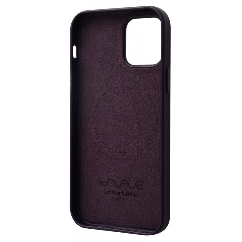 Чохол WAVE Premium Leather Edition Case with Magnetic Ring iPhone 12/12 Pro orange