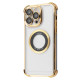 Чохол Glossy Case with Magnetic Ring iPhone 15 Pro Max gold