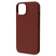 Чохол WAVE Premium Leather Edition Case with Magnetic Ring iPhone 14 umber