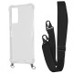 Чохол WAVE Clear Case with Strap Xiaomi Redmi Note 11 4G/Redmi Note 11S black