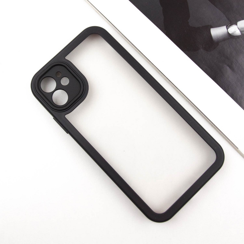 TPU чехол Transparent + Colour 1,5mm для Apple iPhone 11 (6.1")