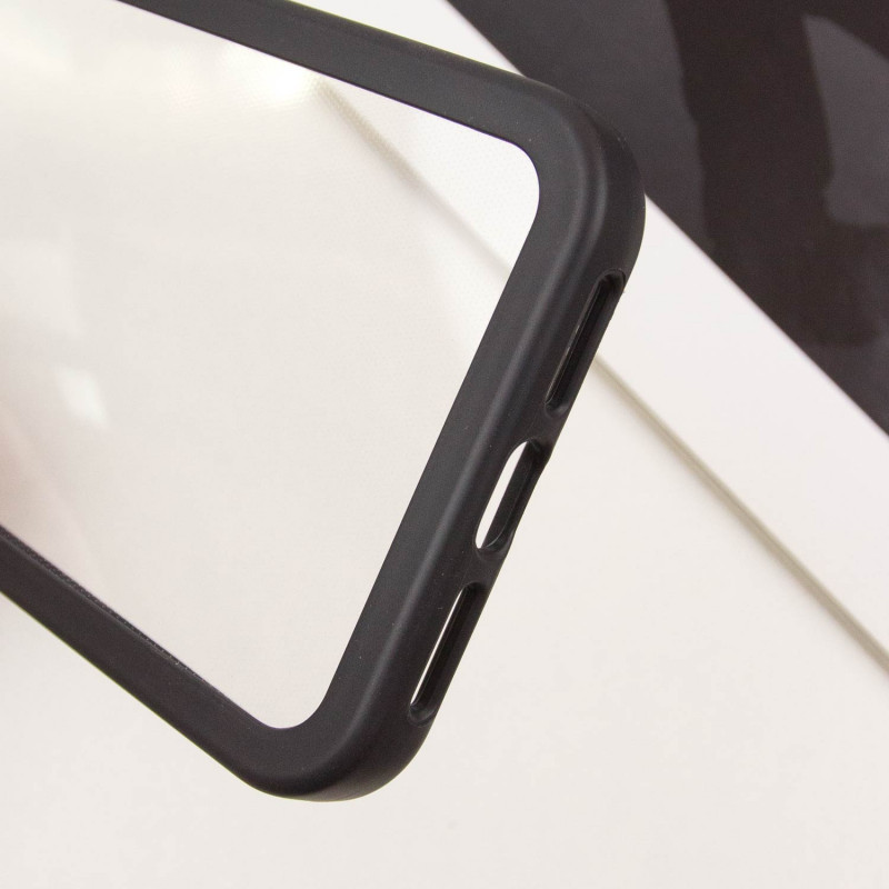 TPU чехол Transparent + Colour 1,5mm для Apple iPhone 11 (6.1")