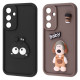 Чохол Pretty Things Case Samsung Galaxy A25 black/fluffy white