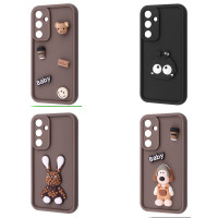 Чохол Pretty Things Case Samsung Galaxy A55 black/fluffy black