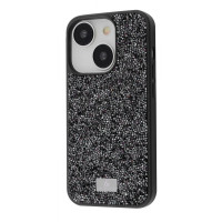Чохол Bling World Rock Diamond (TPU) iPhone 15 black titanium